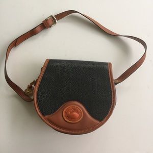 Vintage Dooney & Bourke Black/Brown Gladstone